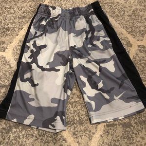Boys Nike Dri-fit Camo Athletic Shorts